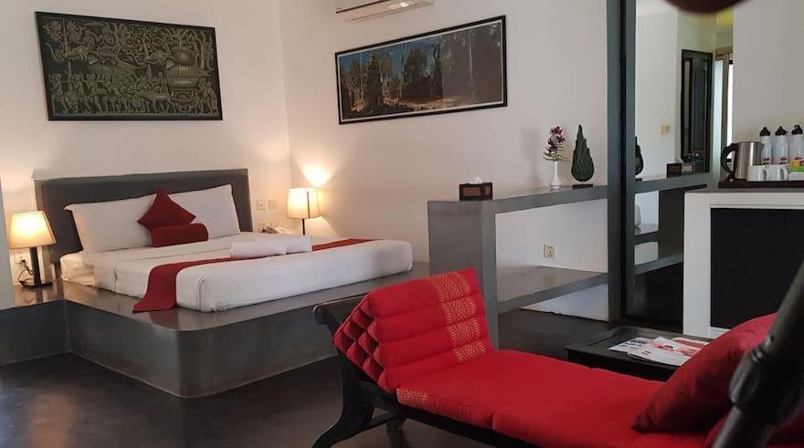 อัปสรา กรีนแลนด์ บูทิก วิลลา Bed & Breakfast เสียมราฐ ภายนอก รูปภาพ