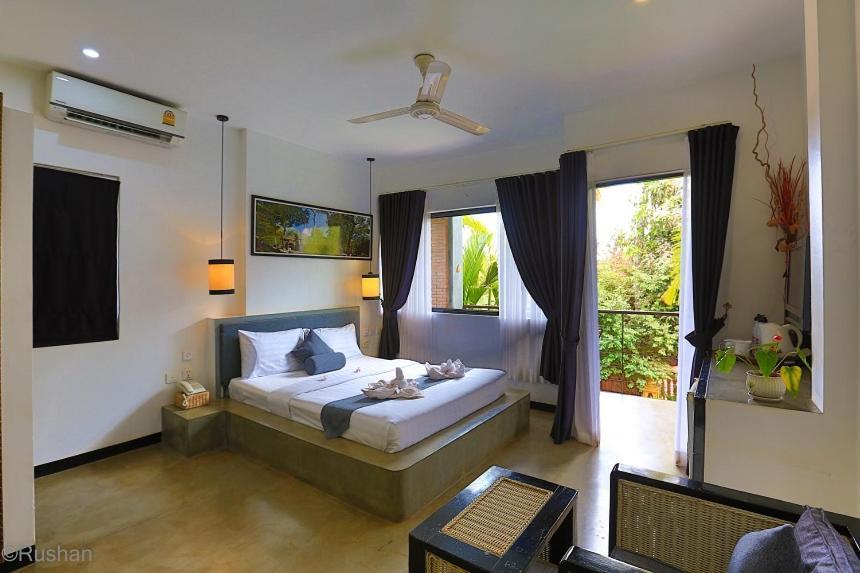 อัปสรา กรีนแลนด์ บูทิก วิลลา Bed & Breakfast เสียมราฐ ภายนอก รูปภาพ
