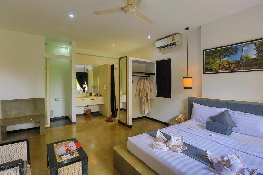 อัปสรา กรีนแลนด์ บูทิก วิลลา Bed & Breakfast เสียมราฐ ภายนอก รูปภาพ