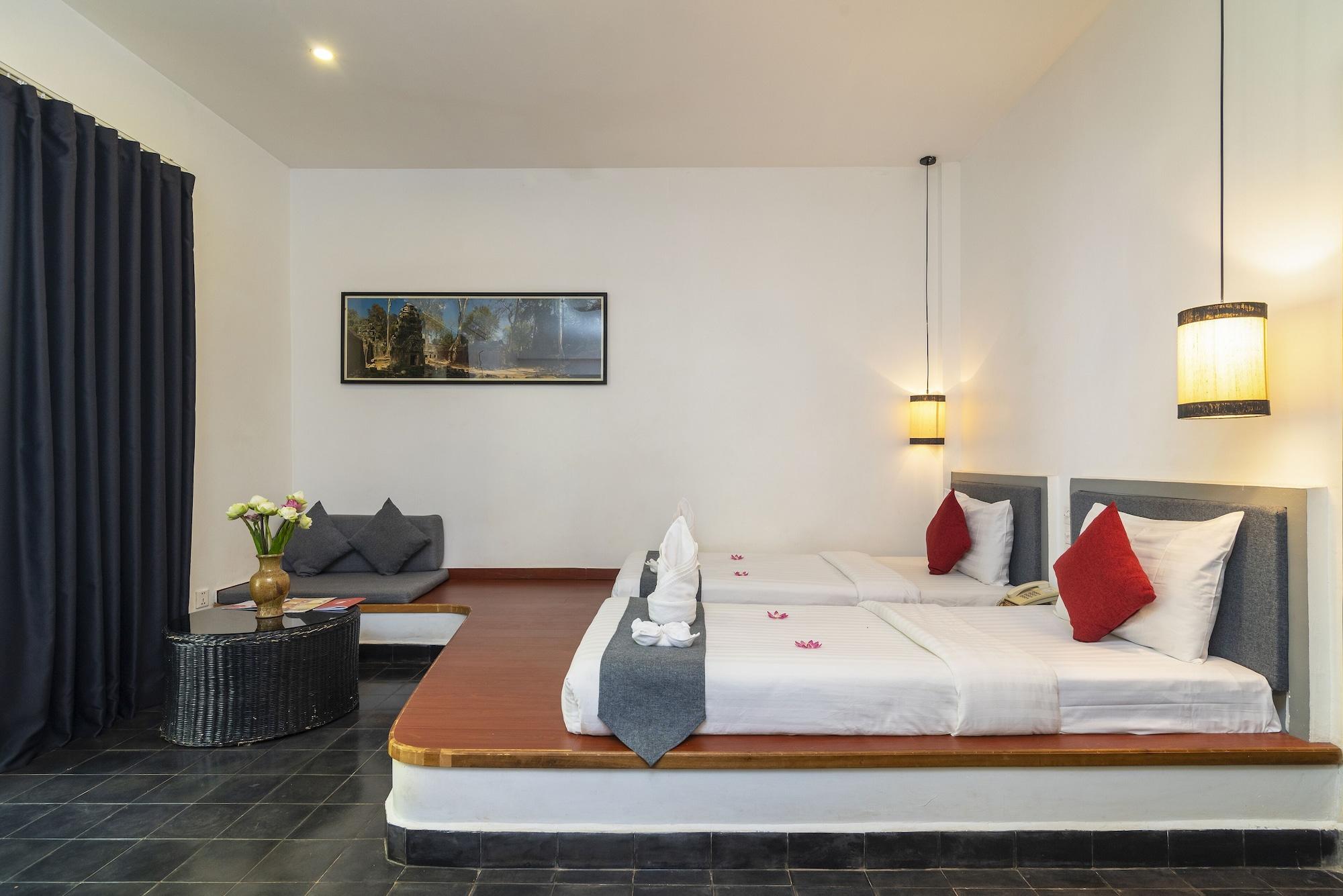 อัปสรา กรีนแลนด์ บูทิก วิลลา Bed & Breakfast เสียมราฐ ภายนอก รูปภาพ