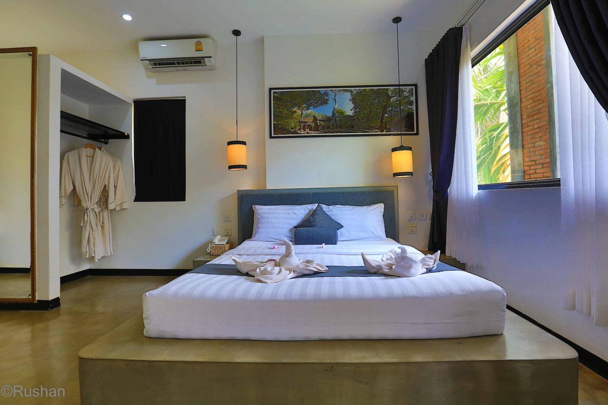 อัปสรา กรีนแลนด์ บูทิก วิลลา Bed & Breakfast เสียมราฐ ภายนอก รูปภาพ