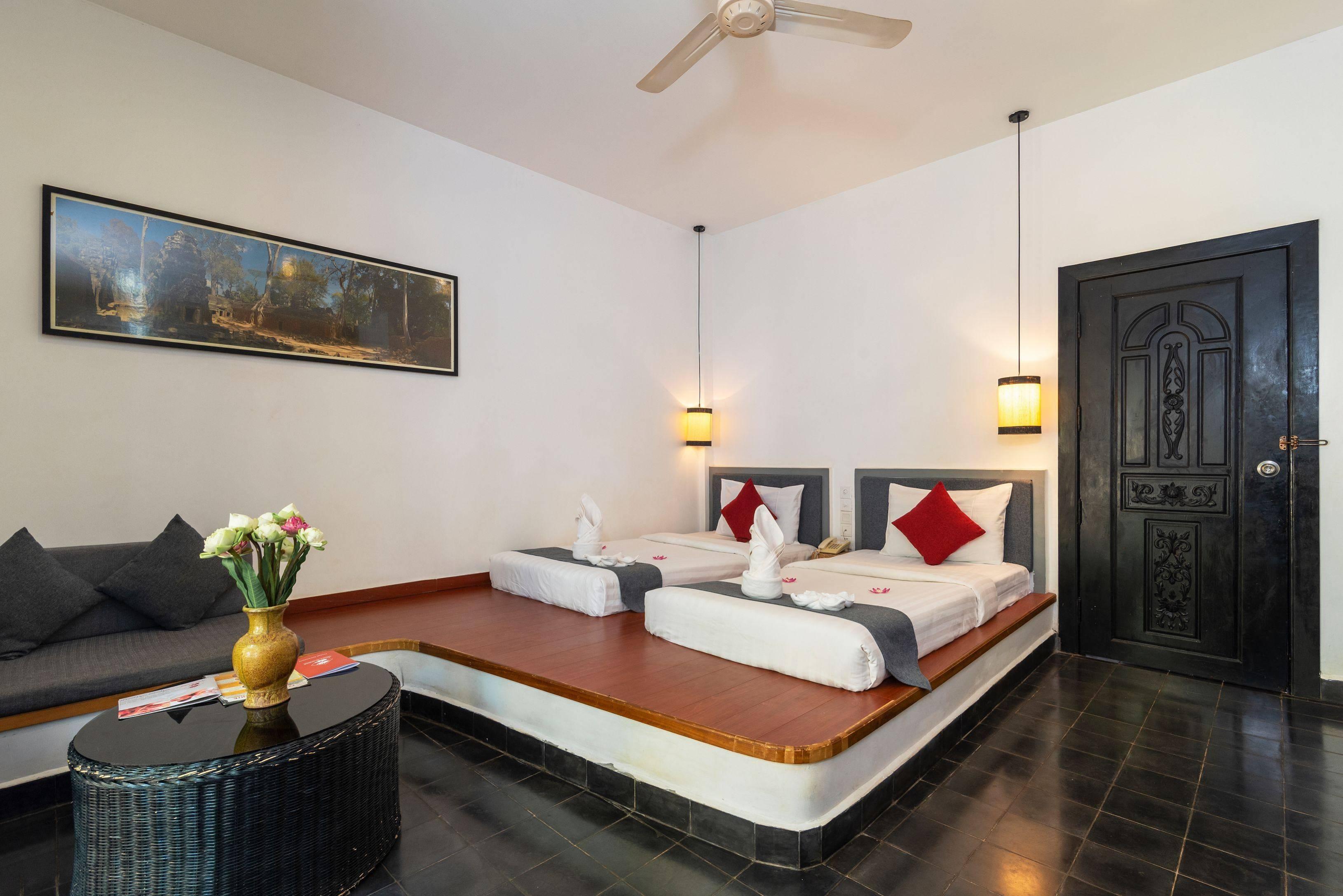อัปสรา กรีนแลนด์ บูทิก วิลลา Bed & Breakfast เสียมราฐ ภายนอก รูปภาพ